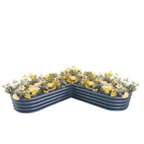 17'' Tall Aluzinc Raised Garden Bed Shape L